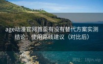 age动漫官网首页有没有替代方案实测结论：使用路线建议（对比后）