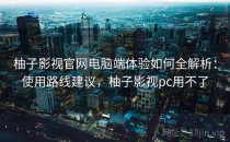 柚子影视官网电脑端体验如何全解析：使用路线建议，柚子影视pc用不了