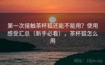 第一次接触茶杯狐还能不能用？使用感受汇总（新手必看），茶杯狐怎么用